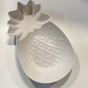 Target Sun squad pineapple shaped serving bowl bamboo melamine new NWT